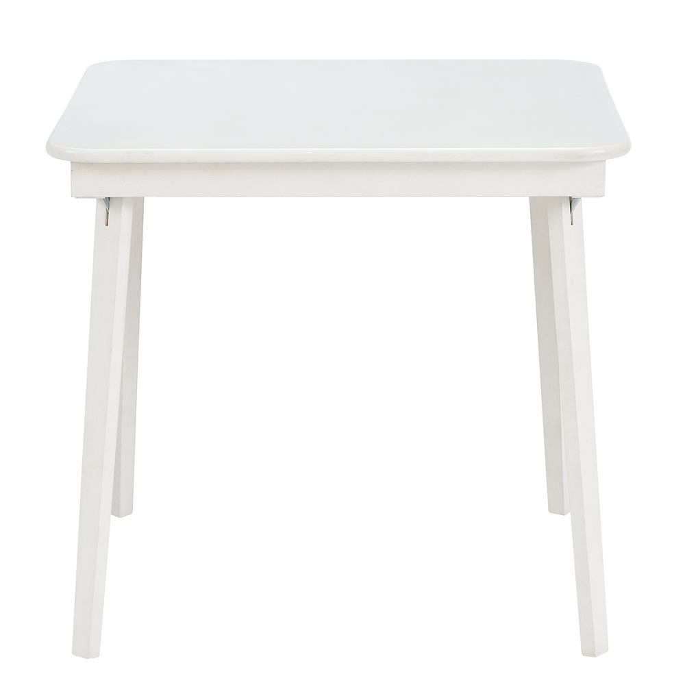 Classic Straight Edge Folding Table, Light Grey
