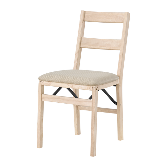 Unfinished Folding Chair Classic Slat Back