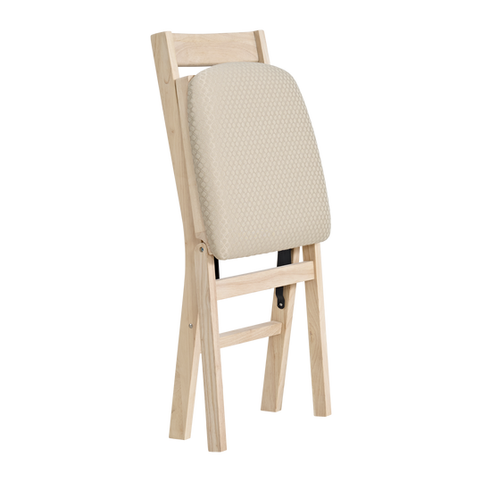 Unfinished Folding Chair Classic Slat Back