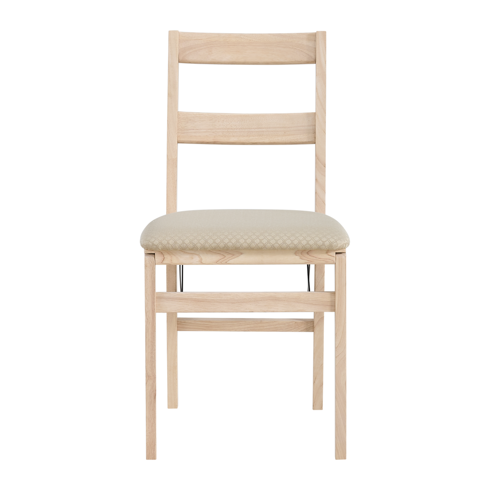 Unfinished Folding Chair Classic Slat Back