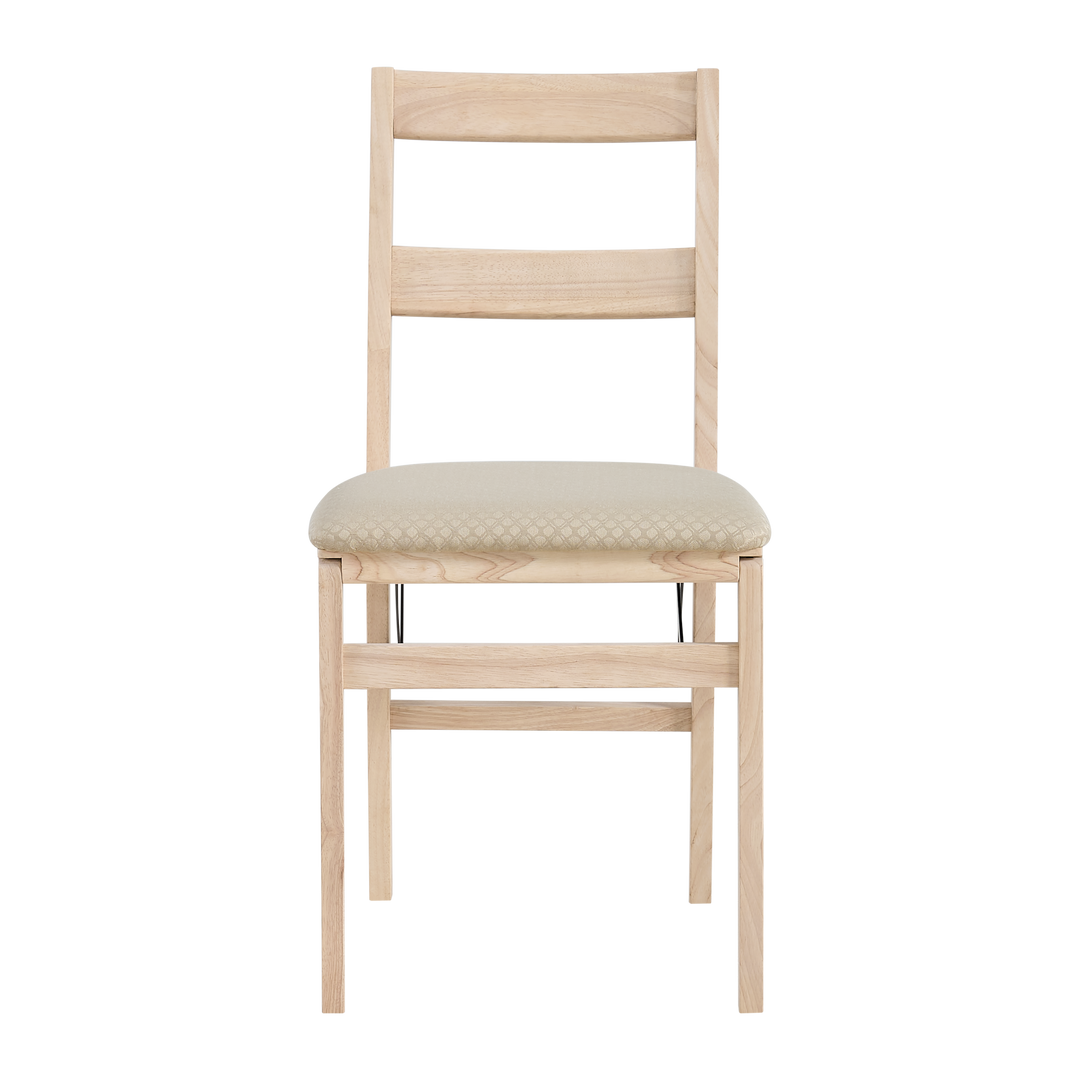 Unfinished Folding Chair Classic Slat Back