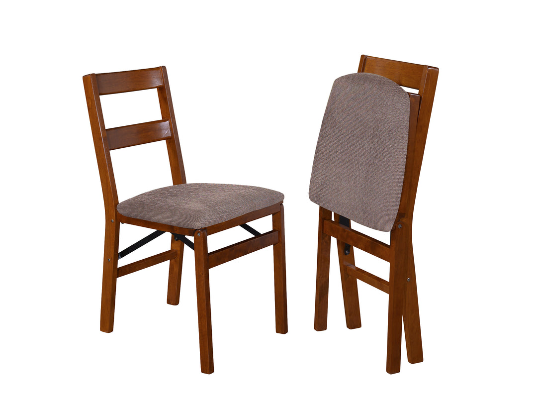 Classic Slat Back Folding Chair (Set of 2)