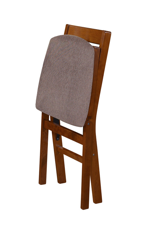 Classic Slat Back Folding Chair (Set of 2)