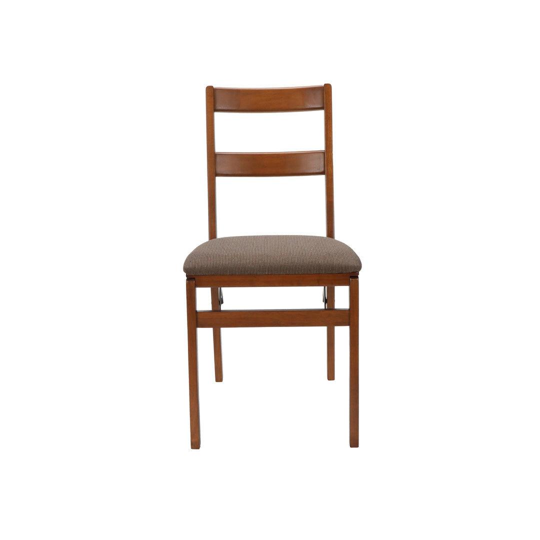 Classic Slat Back Folding Chair (Set of 2)