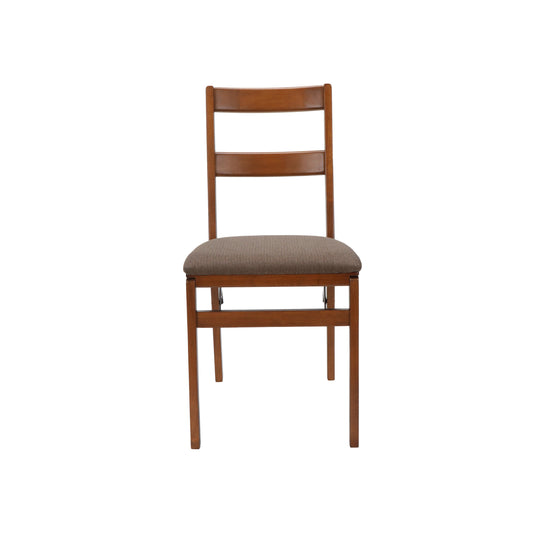 Classic Slat Back Folding Chair (Set of 2)