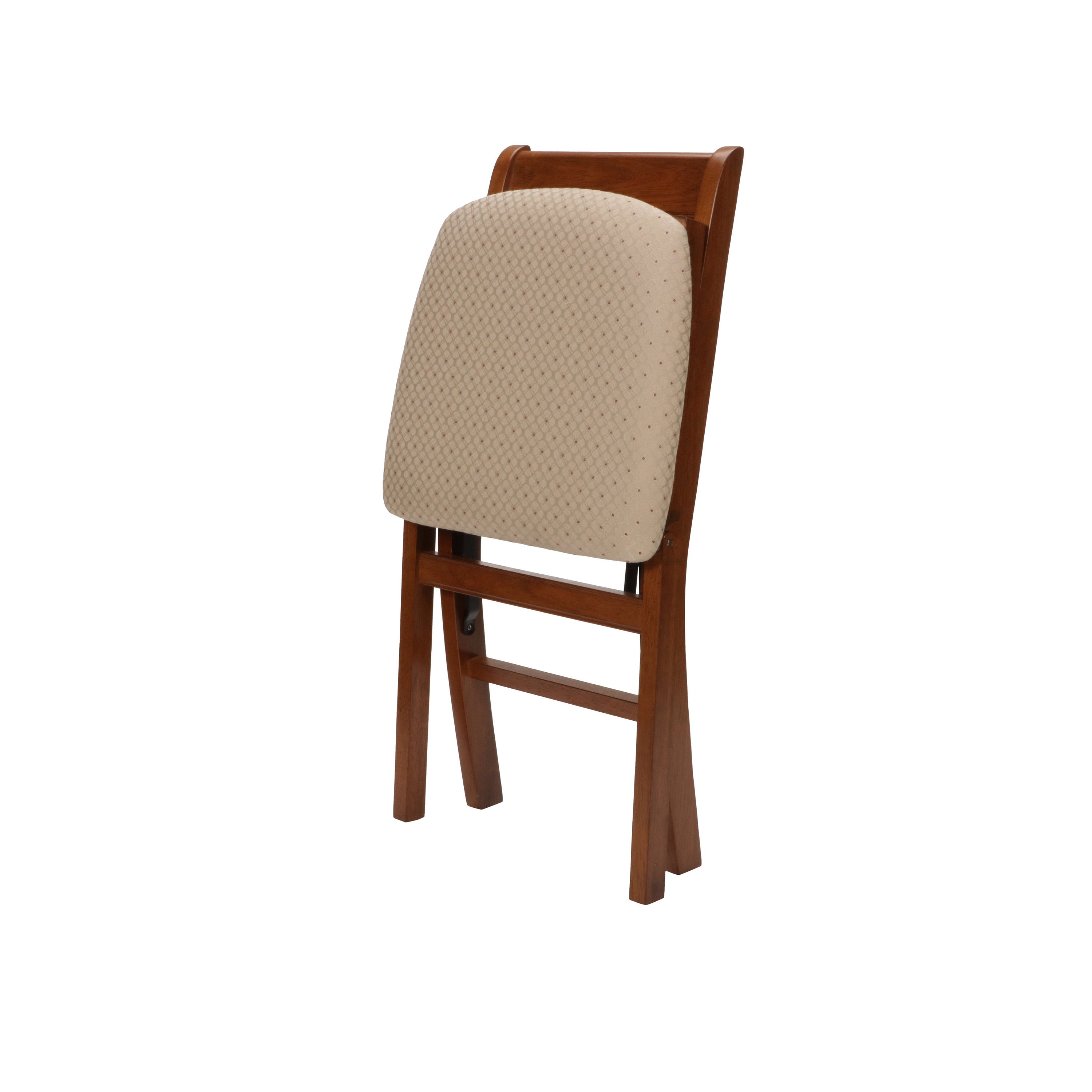 Classic Lattice Back Folding Chair, Cherry (Set of 2) – Stakmore