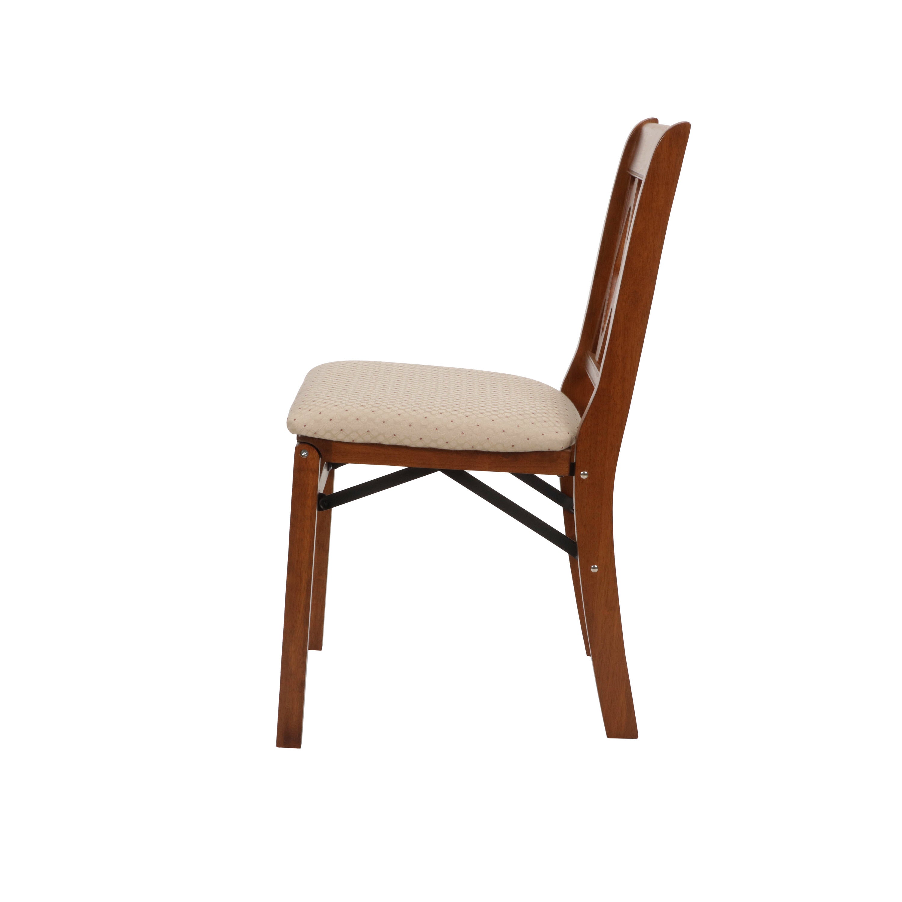 Classic Lattice Back Folding Chair, Fruitwood (Set of 2) – Stakmore