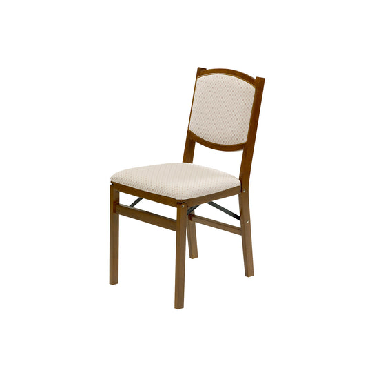 Contemporary Upholstered Folding Chair (Set of 2)