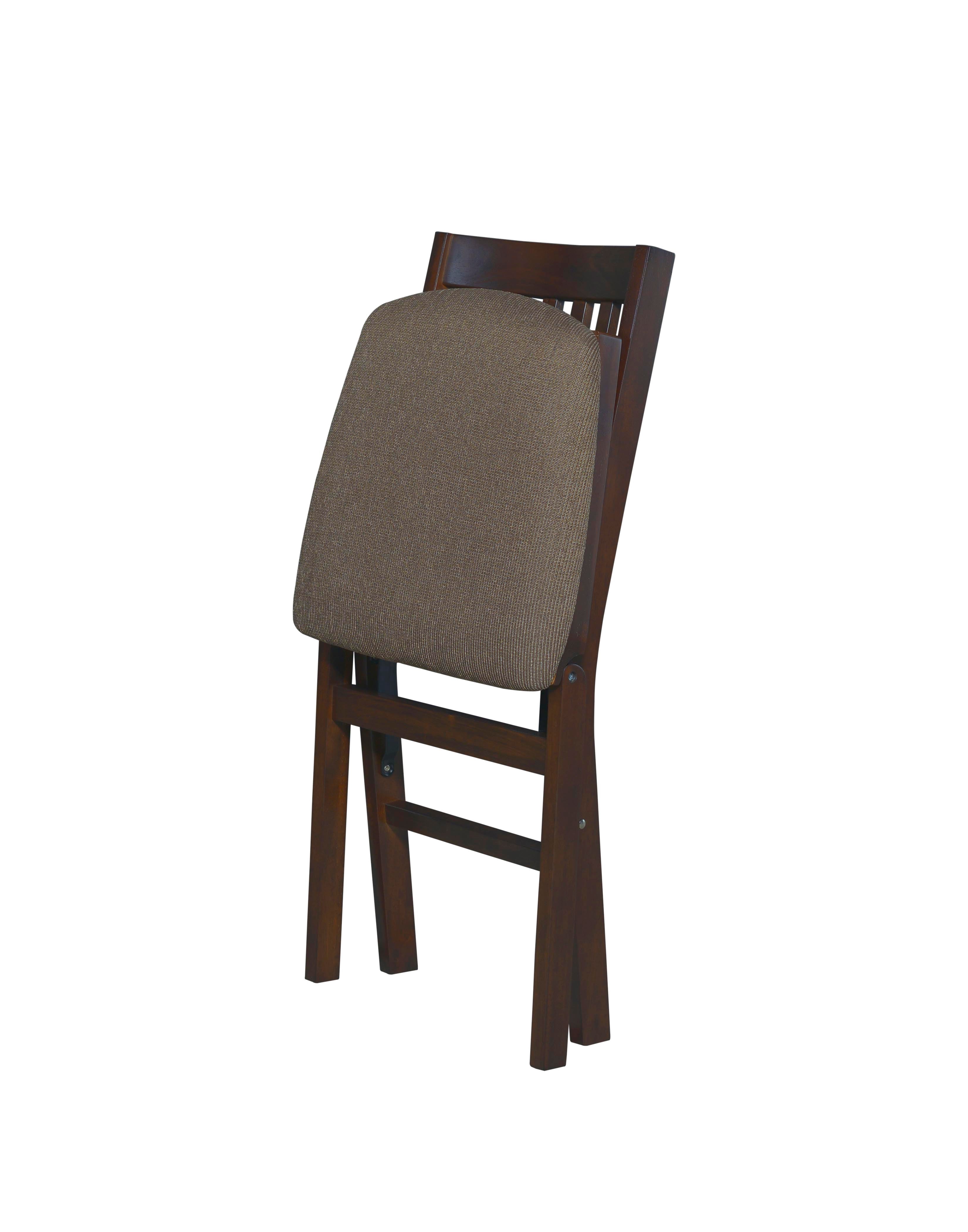 Solid Wood Upholstered Folding Chair (Set of 2) – Stakmore Solid Wood Upholstered Folding Chair (Set of 2) – Stakmore
