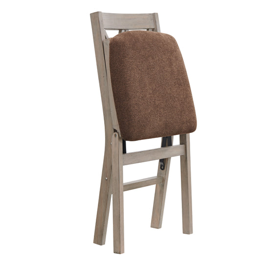 Double "X" Back Folding Chair (Set of 2)