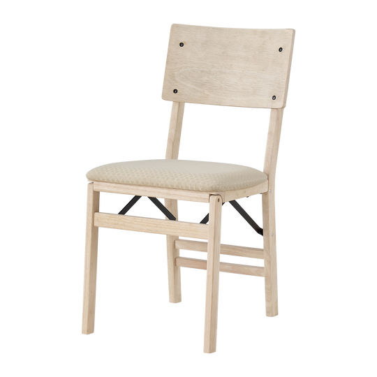 Unfinished Folding Chair Comfort Curve Back