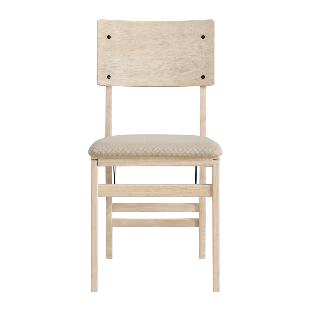 Unfinished Folding Chair Comfort Curve Back