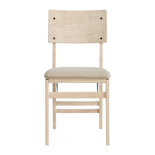 Unfinished Folding Chair Comfort Curve Back