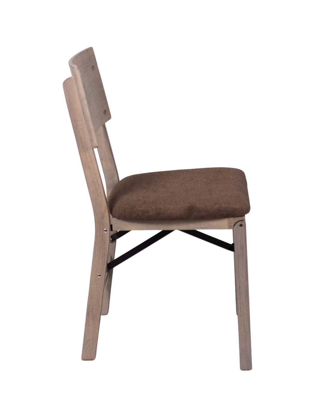 Classic Comfort Curve Back Folding Chair, Driftwood Bravado Aztec (Set of 2)