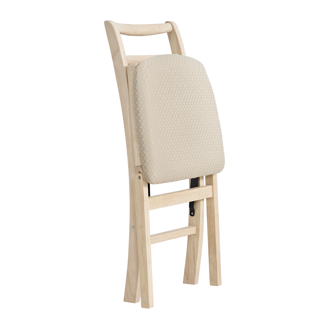 Unfinished Folding Chair Shaker Back