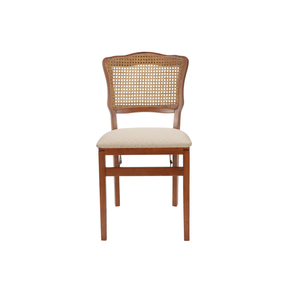 French Cane Folding Chair (Set of 2)