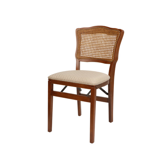 French Cane Folding Chair (Set of 2)