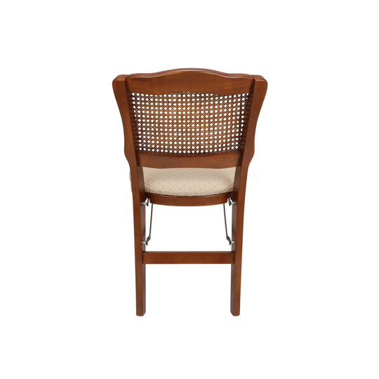 French Cane Folding Chair (Set of 2)