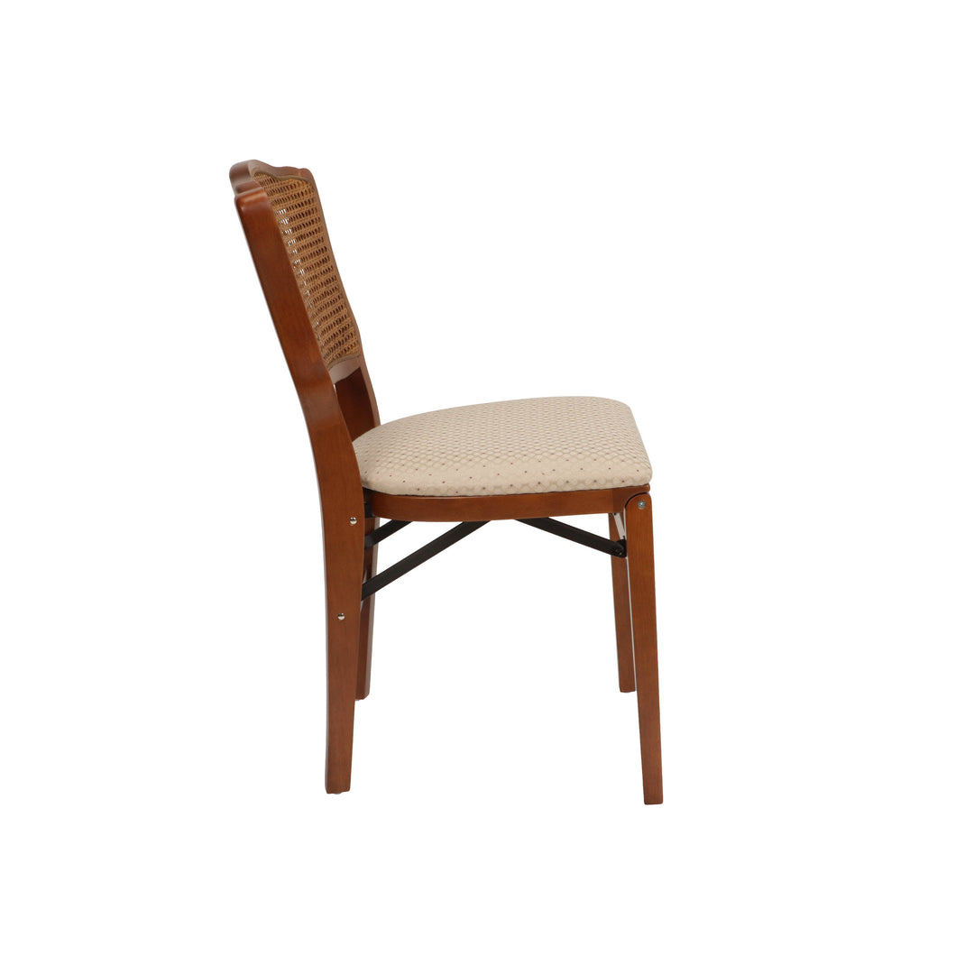 French Cane Folding Chair (Set of 2)