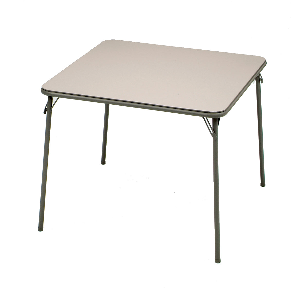 Sudden Comfort Square Steel Folding Table, Chicory – Stakmore
