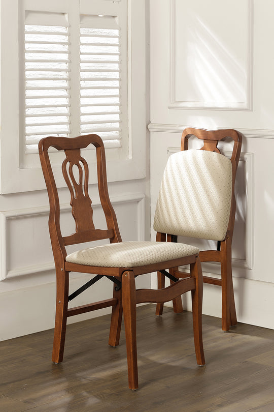 Chippendale Back Folding Chair (Set of 2)