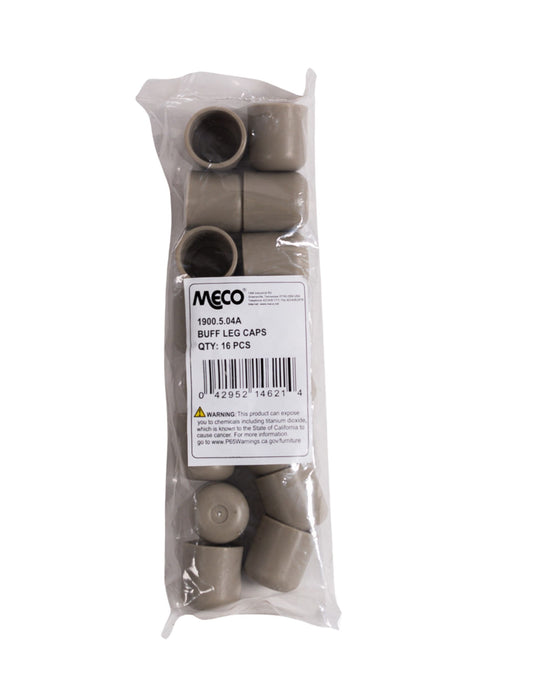 Sudden Comfort Chair Foot Cap, Buff (set of 16)