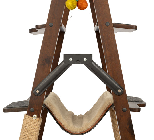 Multi-Level Folding Cat Tree, Espresso