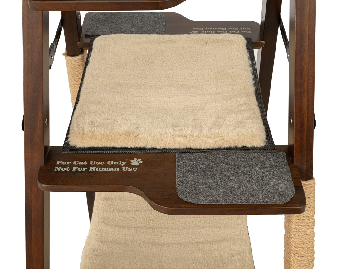 Multi-Level Folding Cat Tree, Espresso