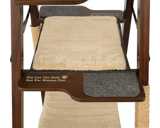 Multi-Level Folding Cat Tree, Espresso
