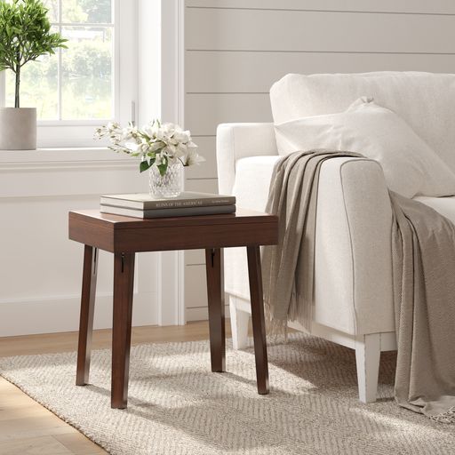 Folding Occasional Table, Espresso – Stakmore