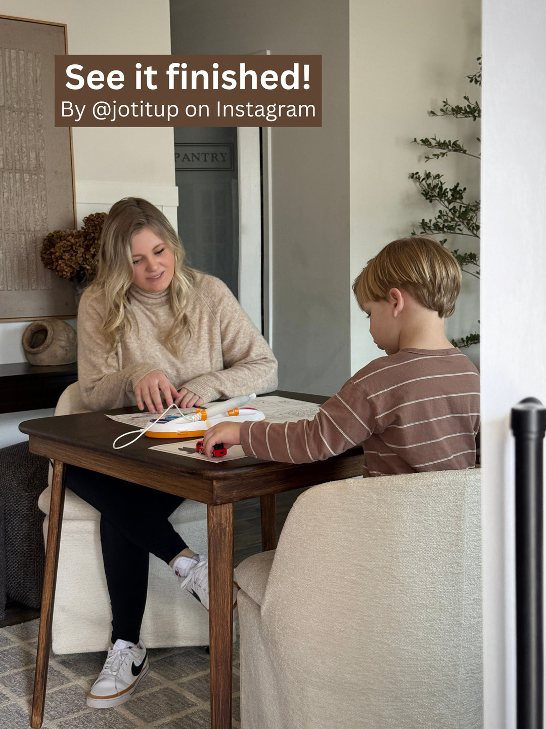 Unfinished Straight Edge Folding Table