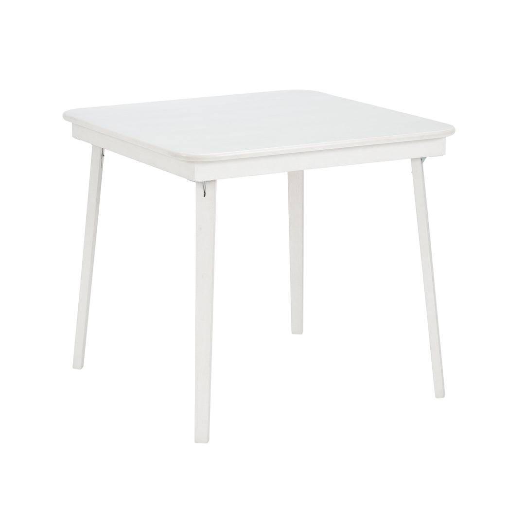 Classic Straight Edge Folding Table, Light Grey
