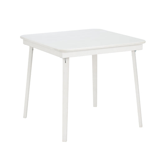 Classic Straight Edge Folding Table, Light Grey