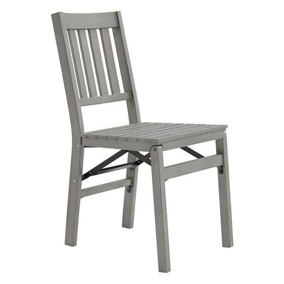 Outdoor Wooden Folding Chair (Set of 2)