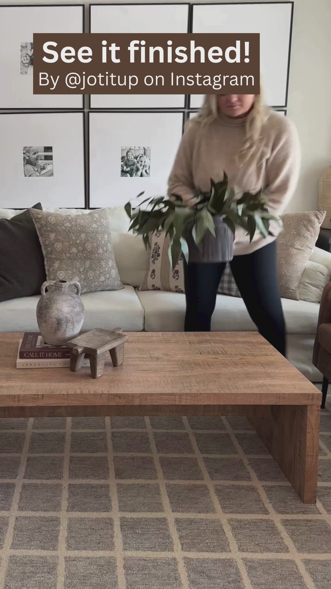 Unfinished Straight Edge Folding Table