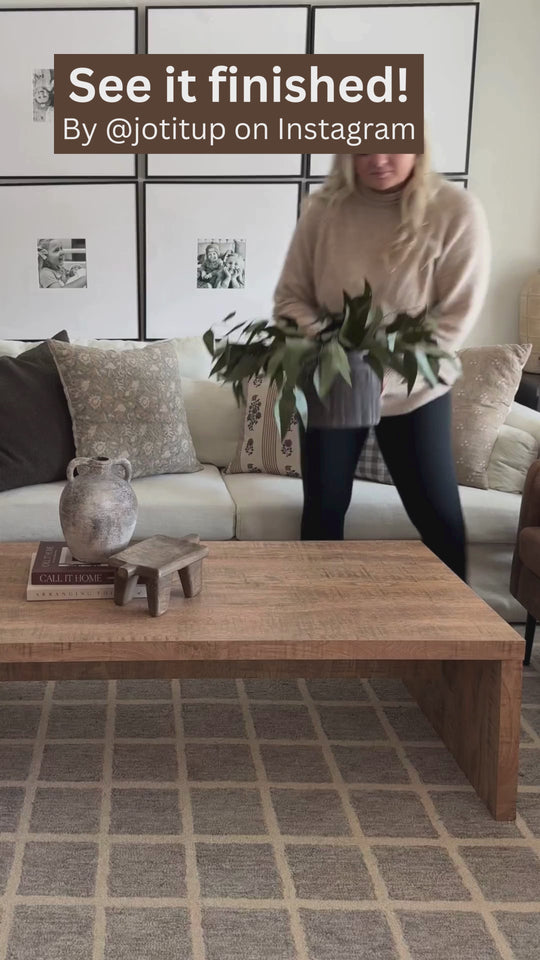 Unfinished Straight Edge Folding Table