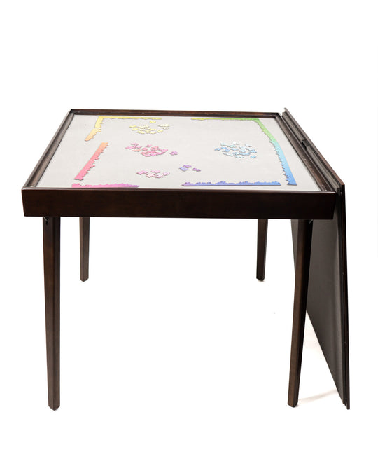 Folding Puzzle Table, Espresso