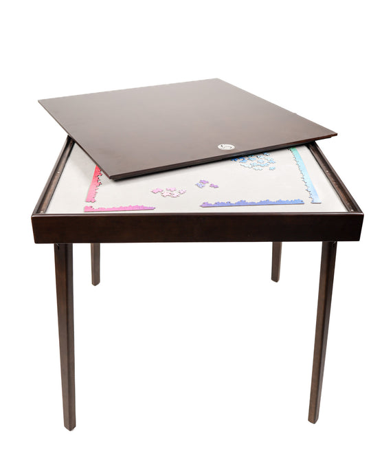 Folding Puzzle Table, Espresso